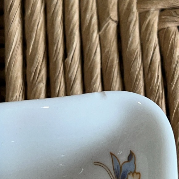 Vintage Aynsley Bone China Trinket Dishes- Just Orchids Pattern - Picture 10 of 10